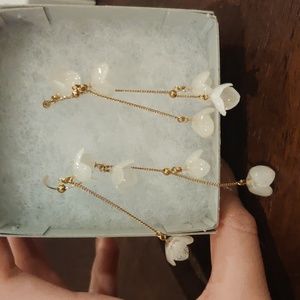 Alpaca-to-Hana 14kgf earrings